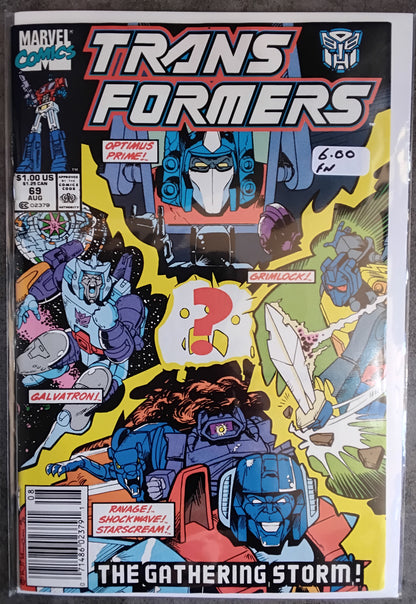 Transformers Vol 1 #69 Newsstand Edition (FN)