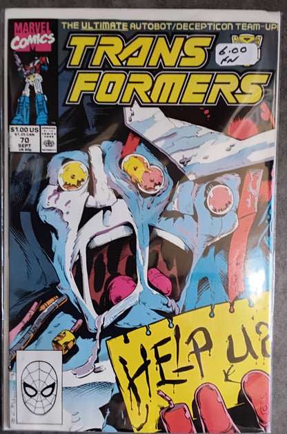 Transformers Vol 1 #70 Direct Edition (FN)