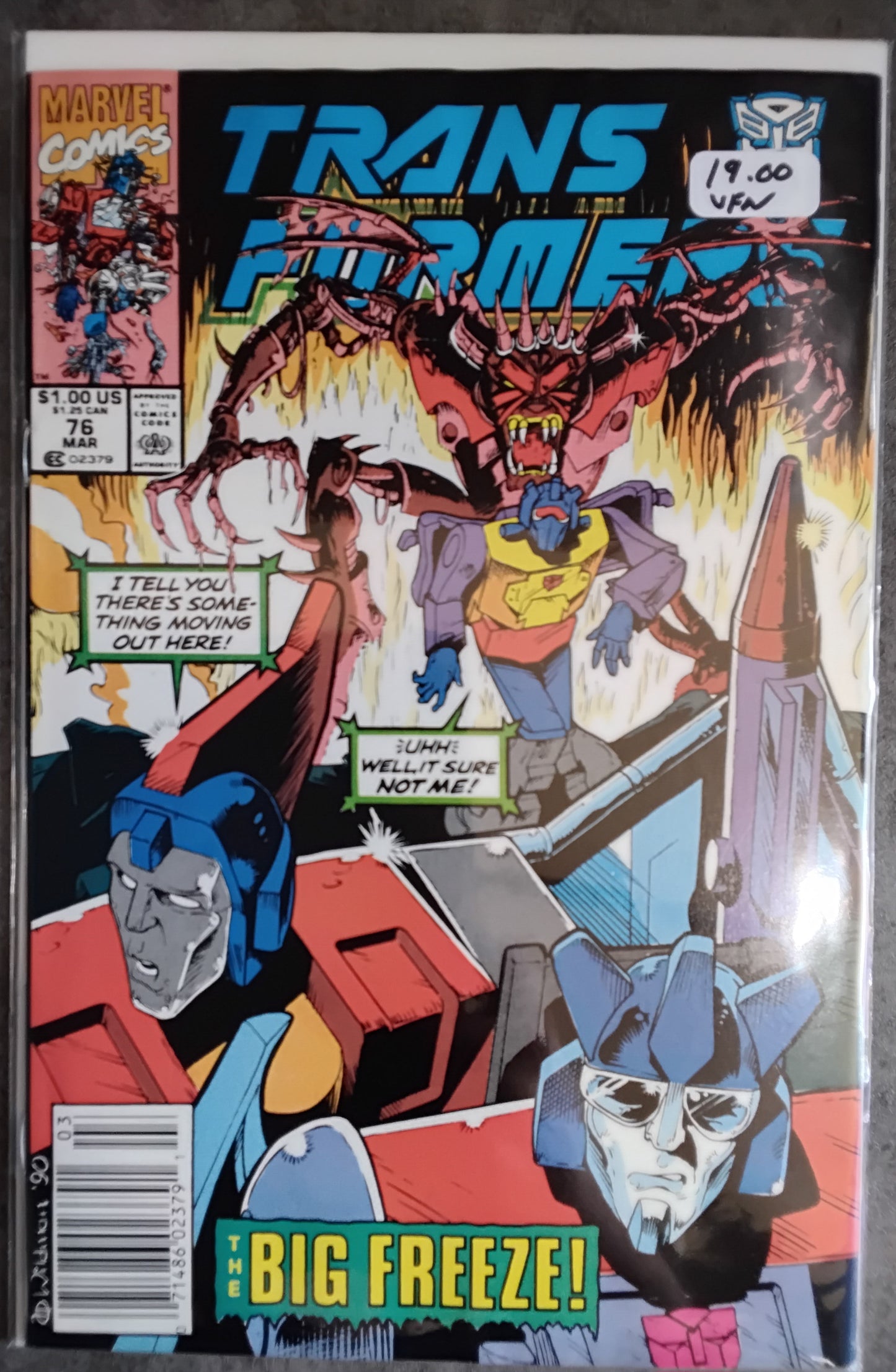 Transformers Vol 1 #76 Newsstand Edition (VF)