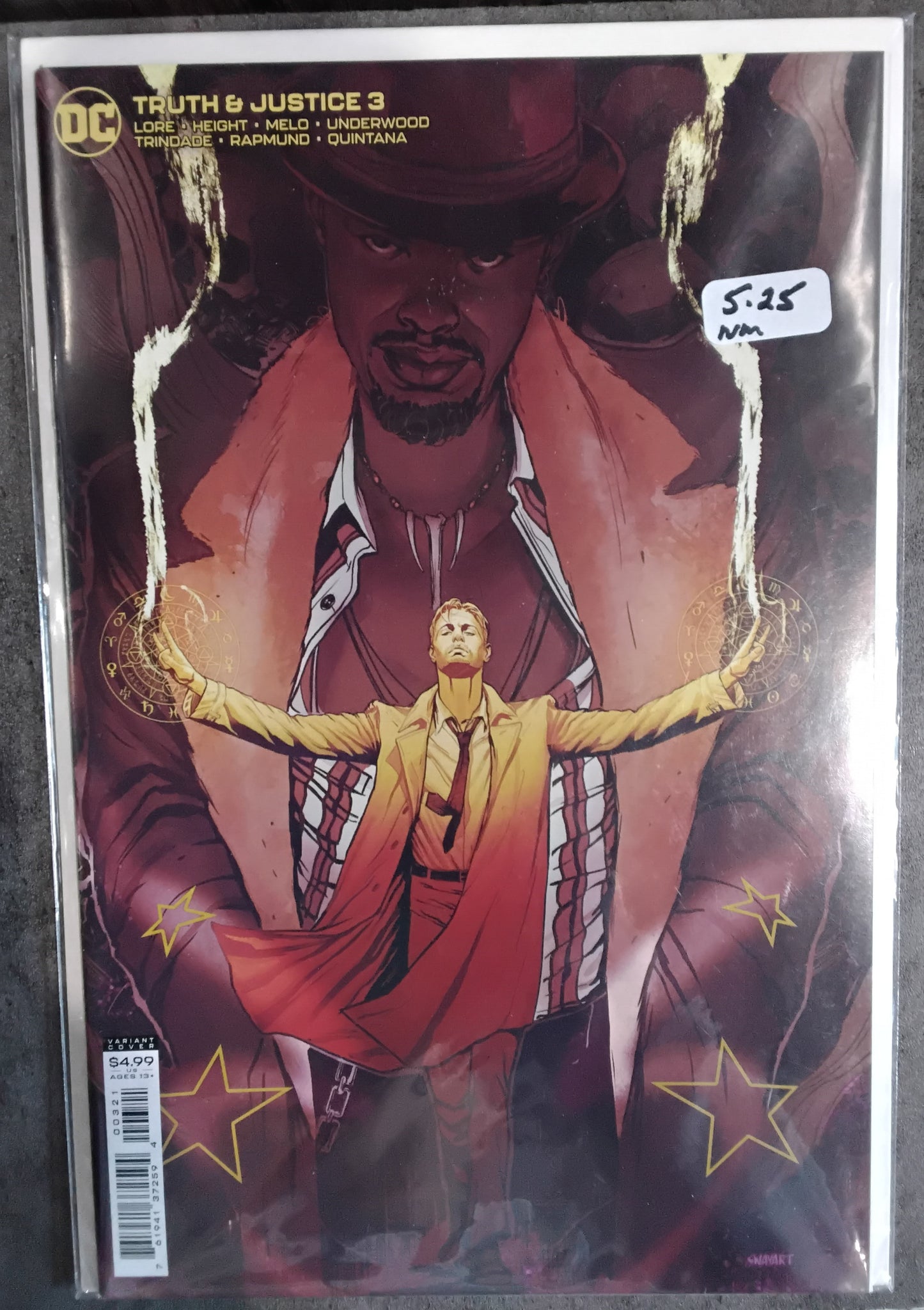 Truth & Justice #3 Joshua Sway Swaby Variant Cover