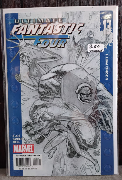 Ultimate Fantastic Four #13 Sketch Variant Cover