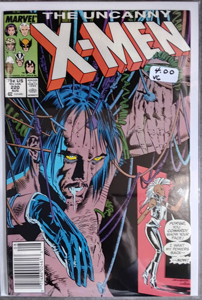 Uncanny X-Men Vol 1 #220 (VG) Newsstand Edition