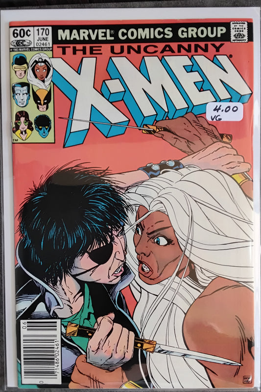 Uncanny X-Men Vol 1 #170 Newsstand Edition (VG)