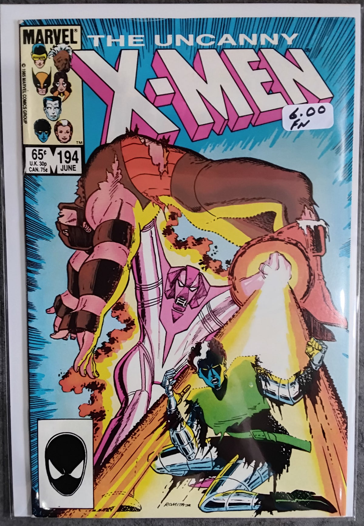 Uncanny X-Men Vol 1 #194 Direct Edition (FN)