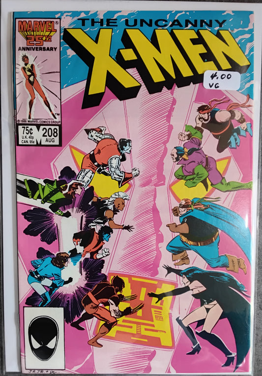 Uncanny X-Men Vol 1 #208 (VG)