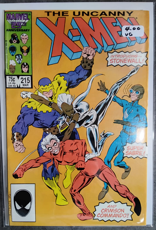 Uncanny X-Men Vol 1 #215 (VG)