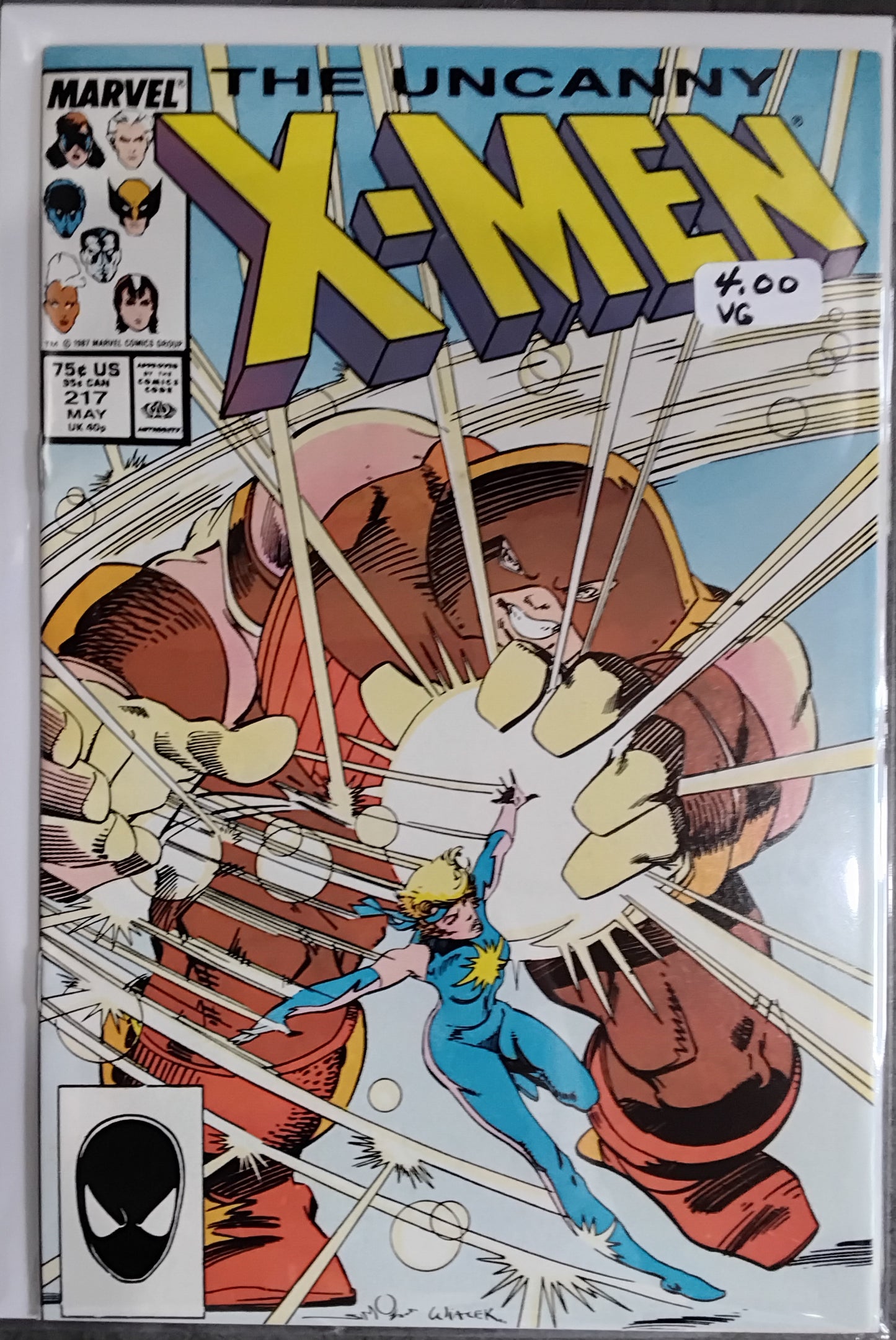 Uncanny X-Men Vol 1 #217 (VG)