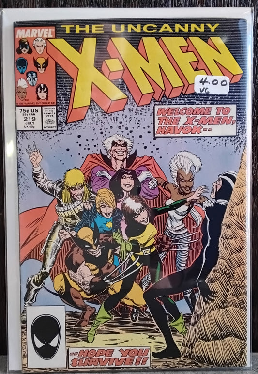Uncanny X-Men Vol 1 #219