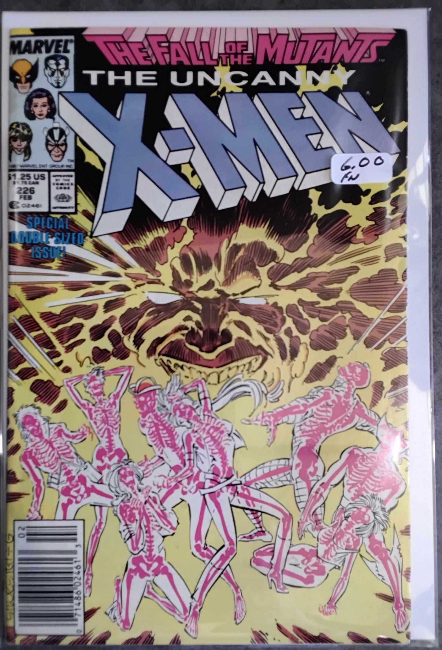 Uncanny X-Men Vol 1 #226 (FN) Newsstand Edition