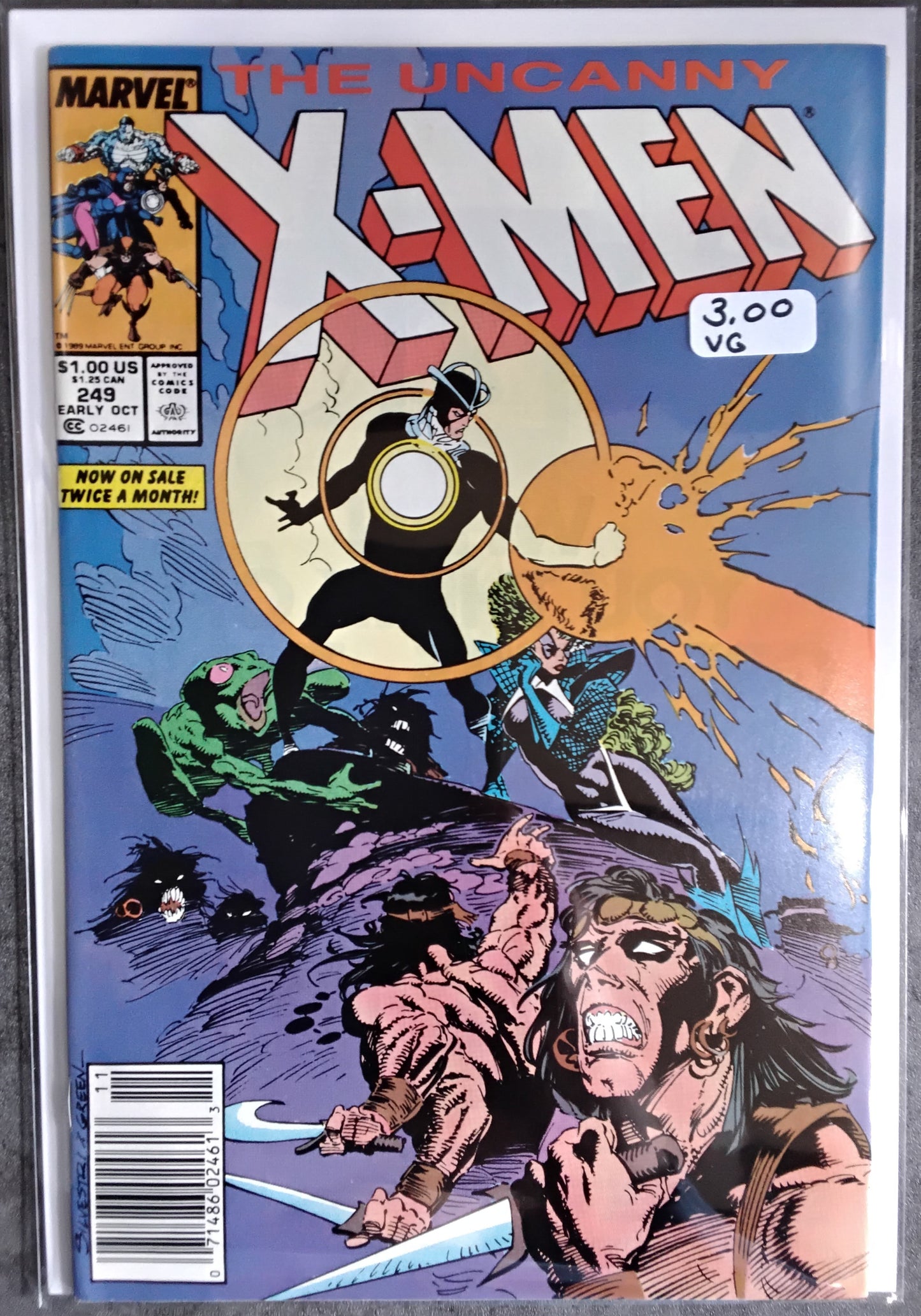 Uncanny X-Men Vol 1 #249 Newsstand Edition