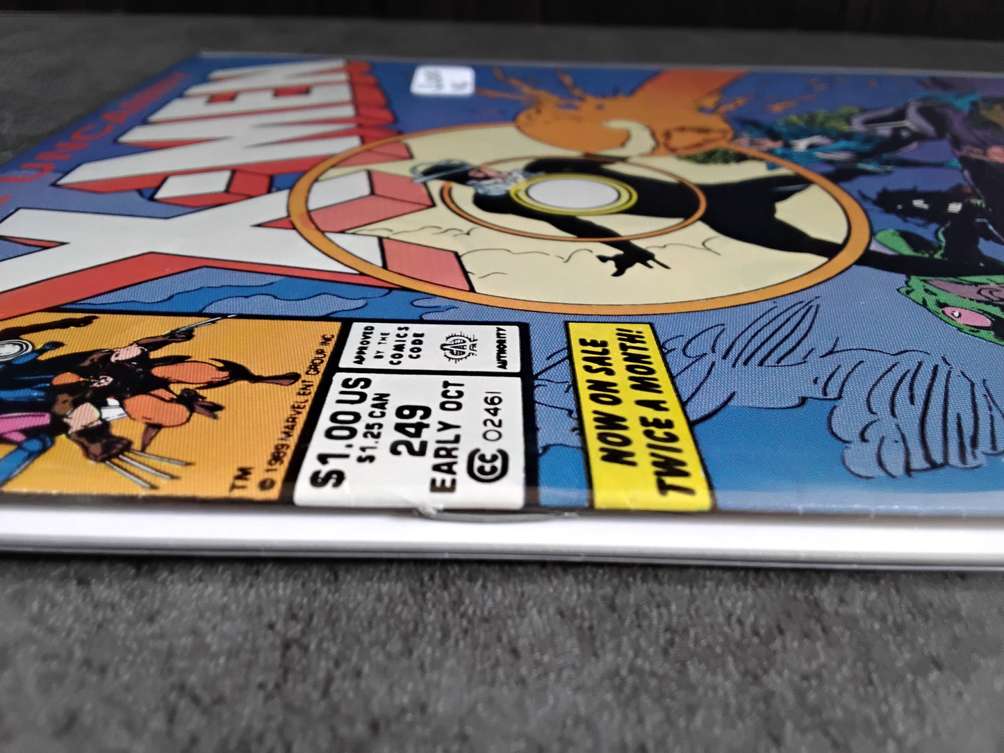 Uncanny X-Men Vol 1 #249 Newsstand Edition