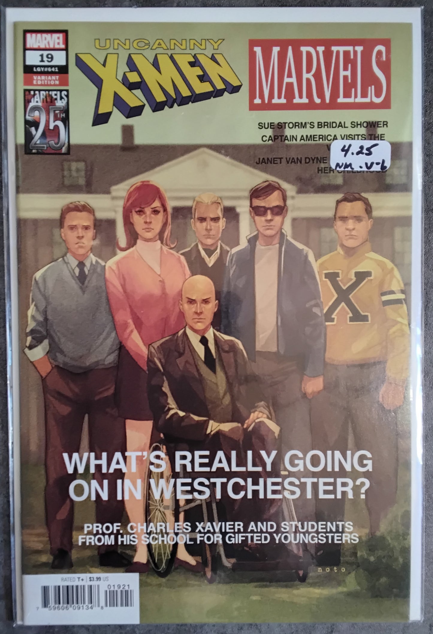 Uncanny X-Men Vol 6 #19 Phil Noto Marvels 25th Tribute Variant Cover