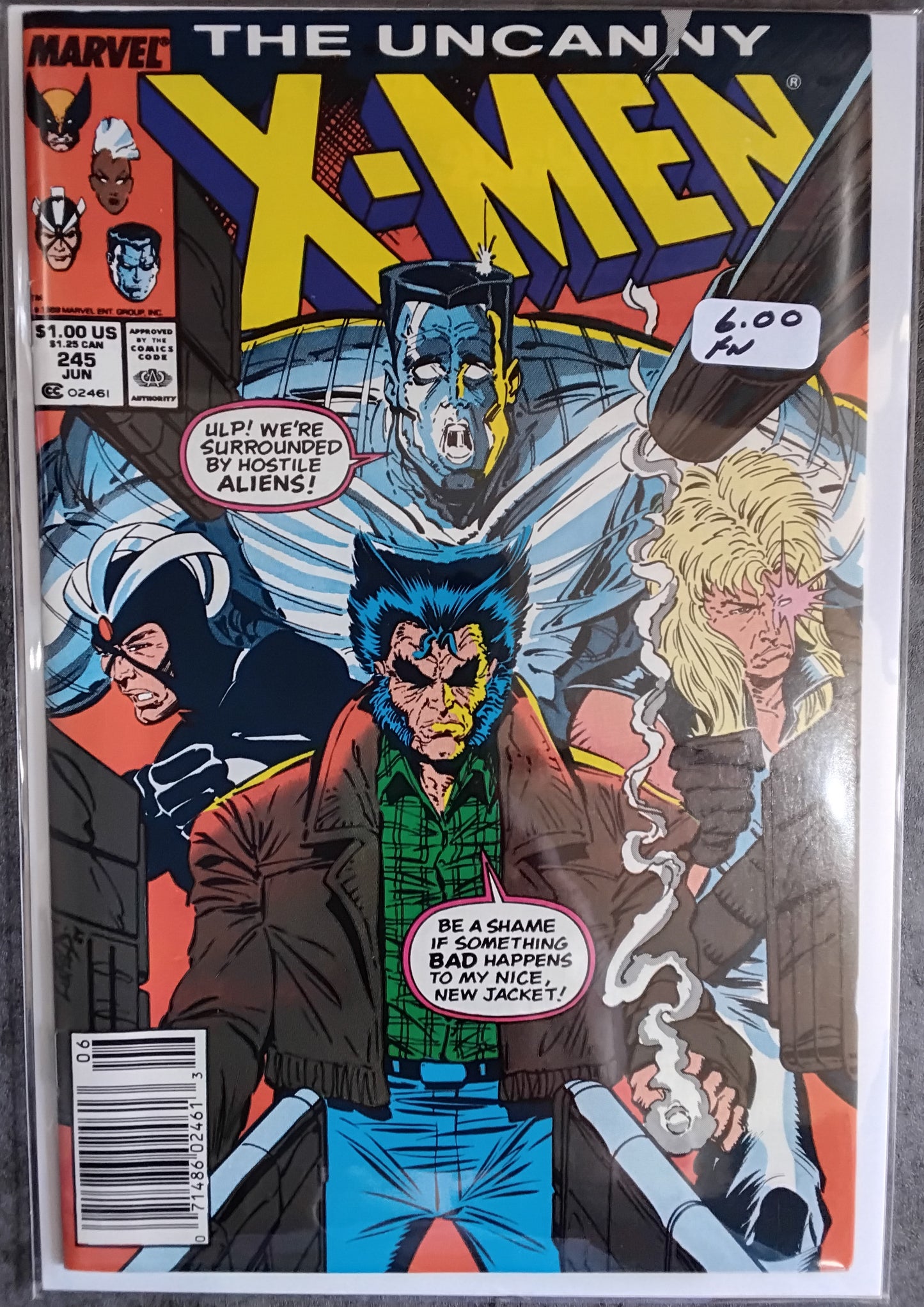 Uncanny X-Men Vol 1 #245 Newsstand Edition