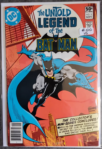 Untold Legend Of The Batman #3 Newsstand Edition