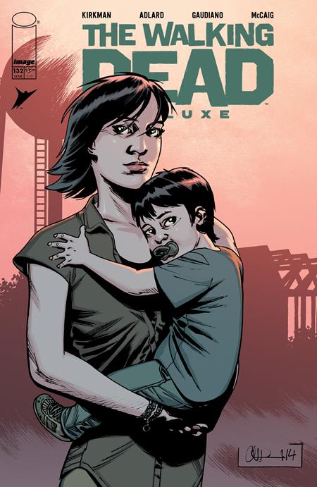 WALKING DEAD DELUXE #132 COVER B CHARLIE ADLARD & DAVE MCCAIG VARIANT (MR)