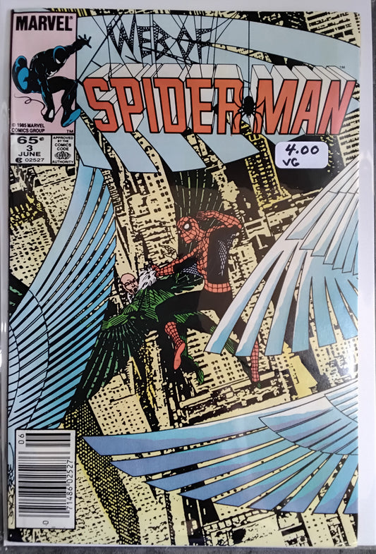 Web Of Spider-Man Vol 1 #003 (VG) Newsstand Edition