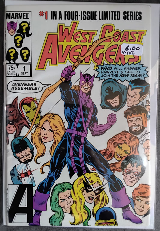 West Coast Avengers Vol 1 #1