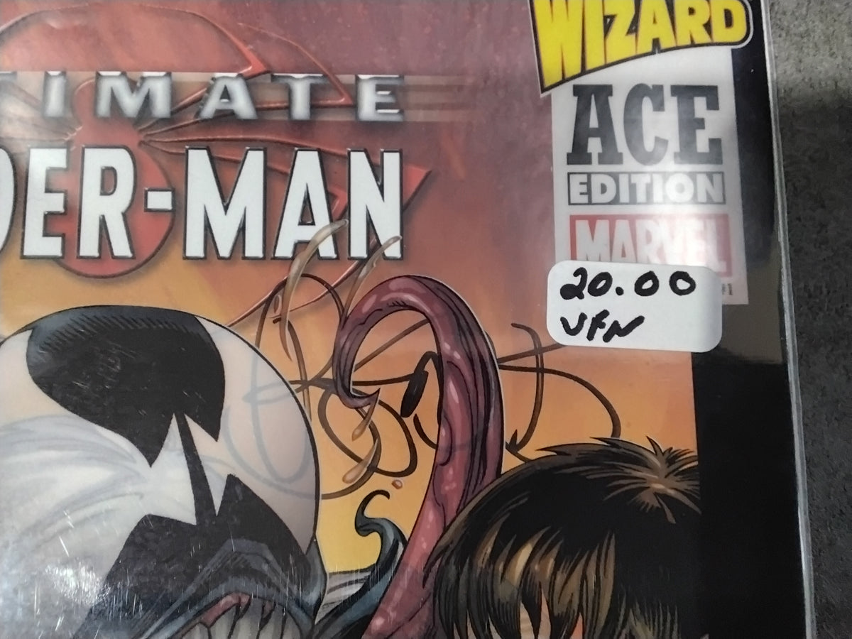 Wizard Ace Edition: Ultimate Spider-Man With Brian Michael Bendis Autograph With No Certificate Of Authenticity