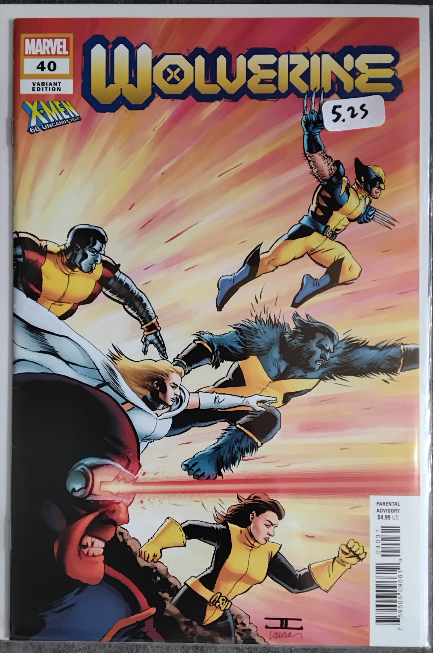 Wolverine Vol 7 #40 John Cassaday Variant Cover