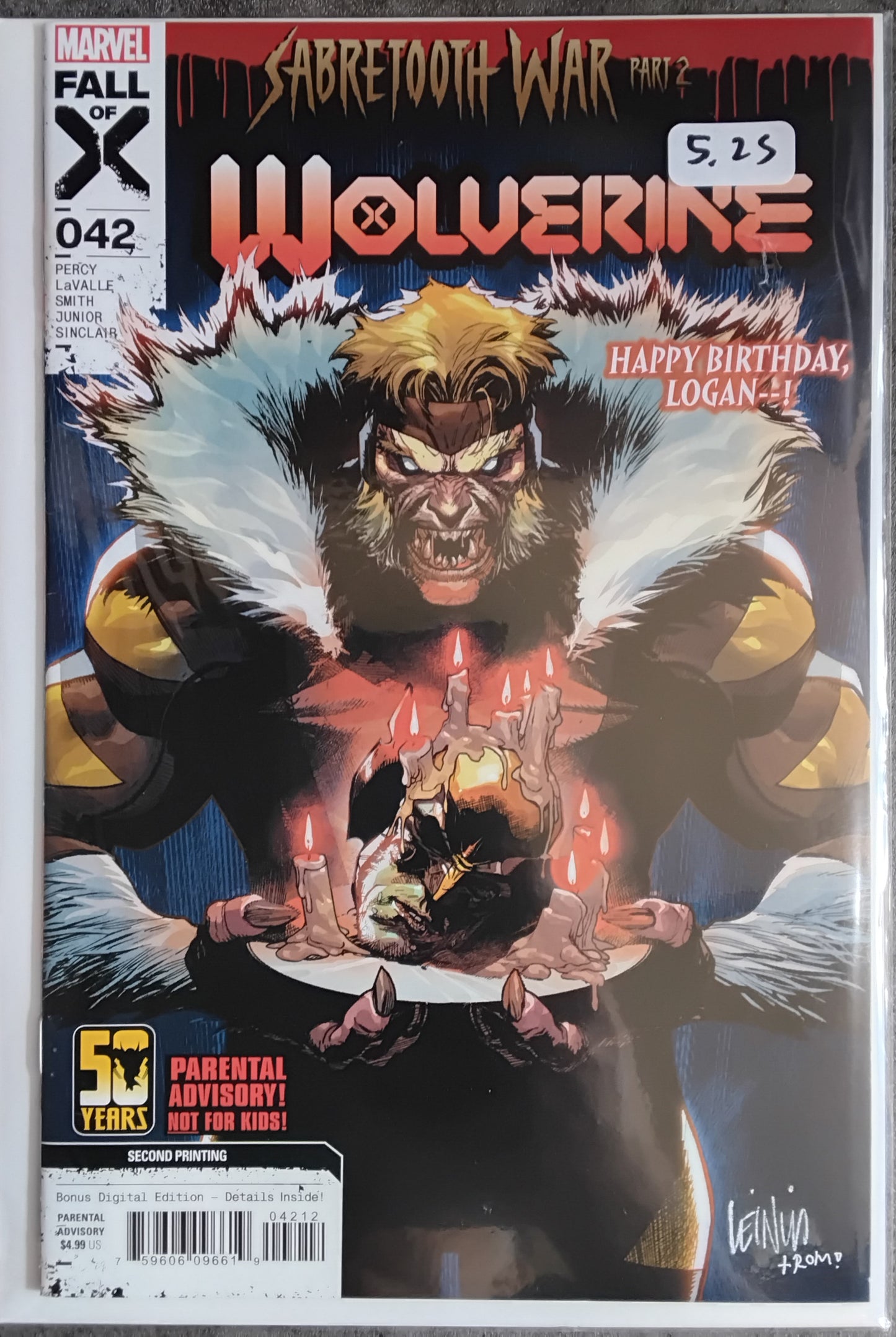 Wolverine Vol 7 #42 2nd Print