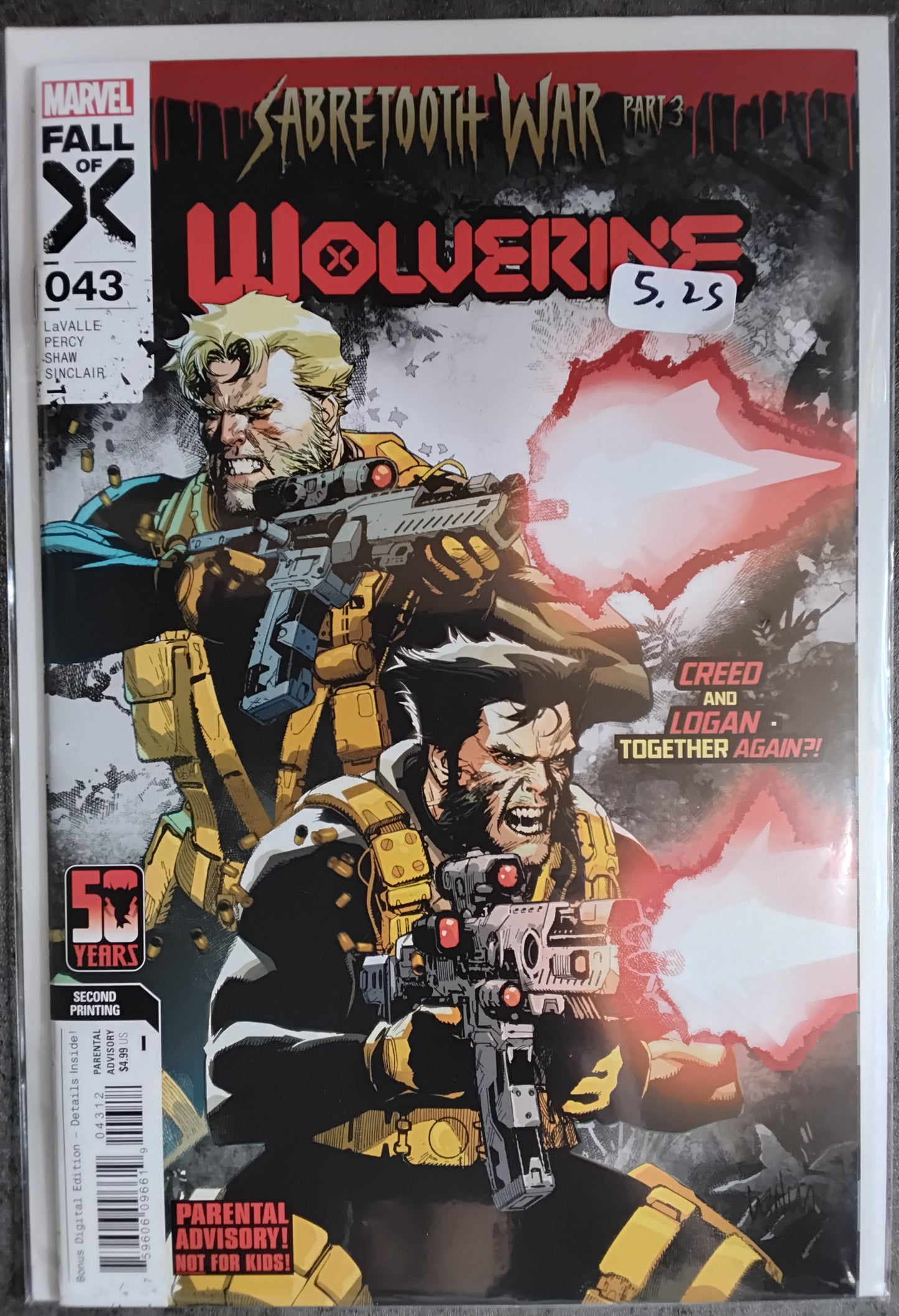 Wolverine Vol 7 #43 2nd Print
