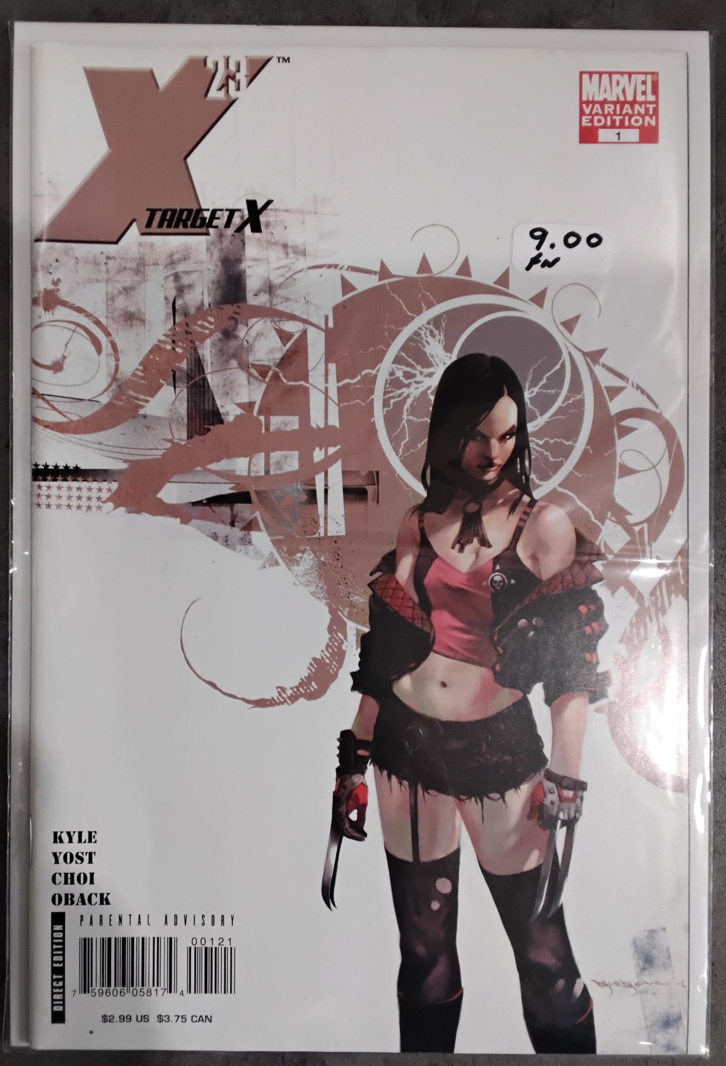 X-23: Target X #1 Marko Djurdjevic 1:15 Incentive Variant Cover