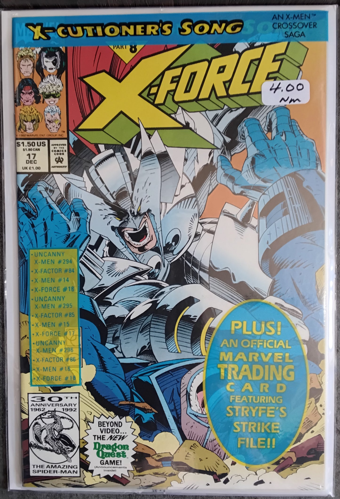 X-Force Vol1 #017 Poly-Bagged