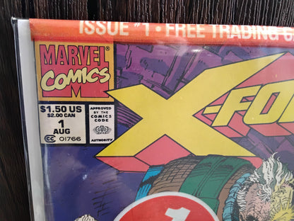 X-Force Vol1 #001 Poly-Bagged With Deadpool Card