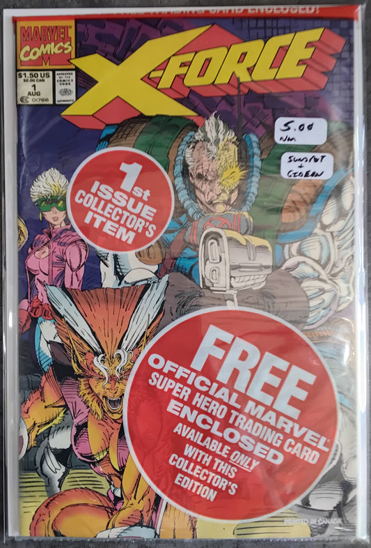 X-Force Vol1 #001 Poly-Bagged With Sunspot Card