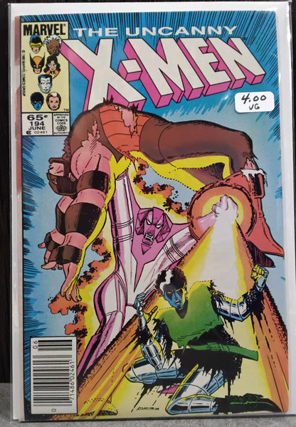 Uncanny X-Men Vol 1 #194 Newsstand Edition