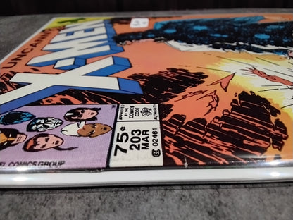 Uncanny X-Men Vol 1 #203 Newsstand Edition