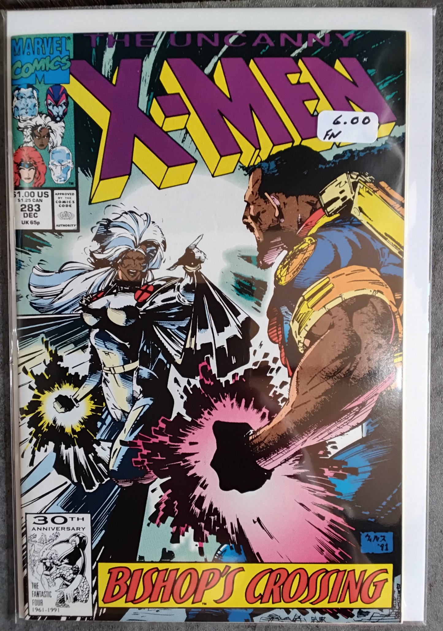 Uncanny X-Men Vol 1 #283 Fn