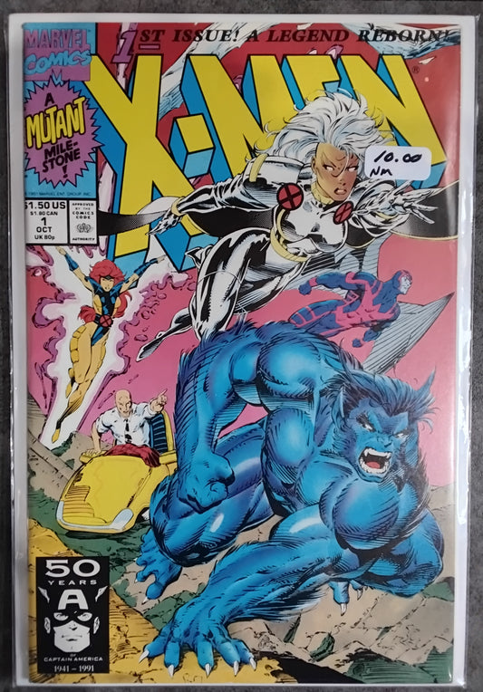 X-Men Vol 2 #001 Storm & Beast Variant Cover (NM)