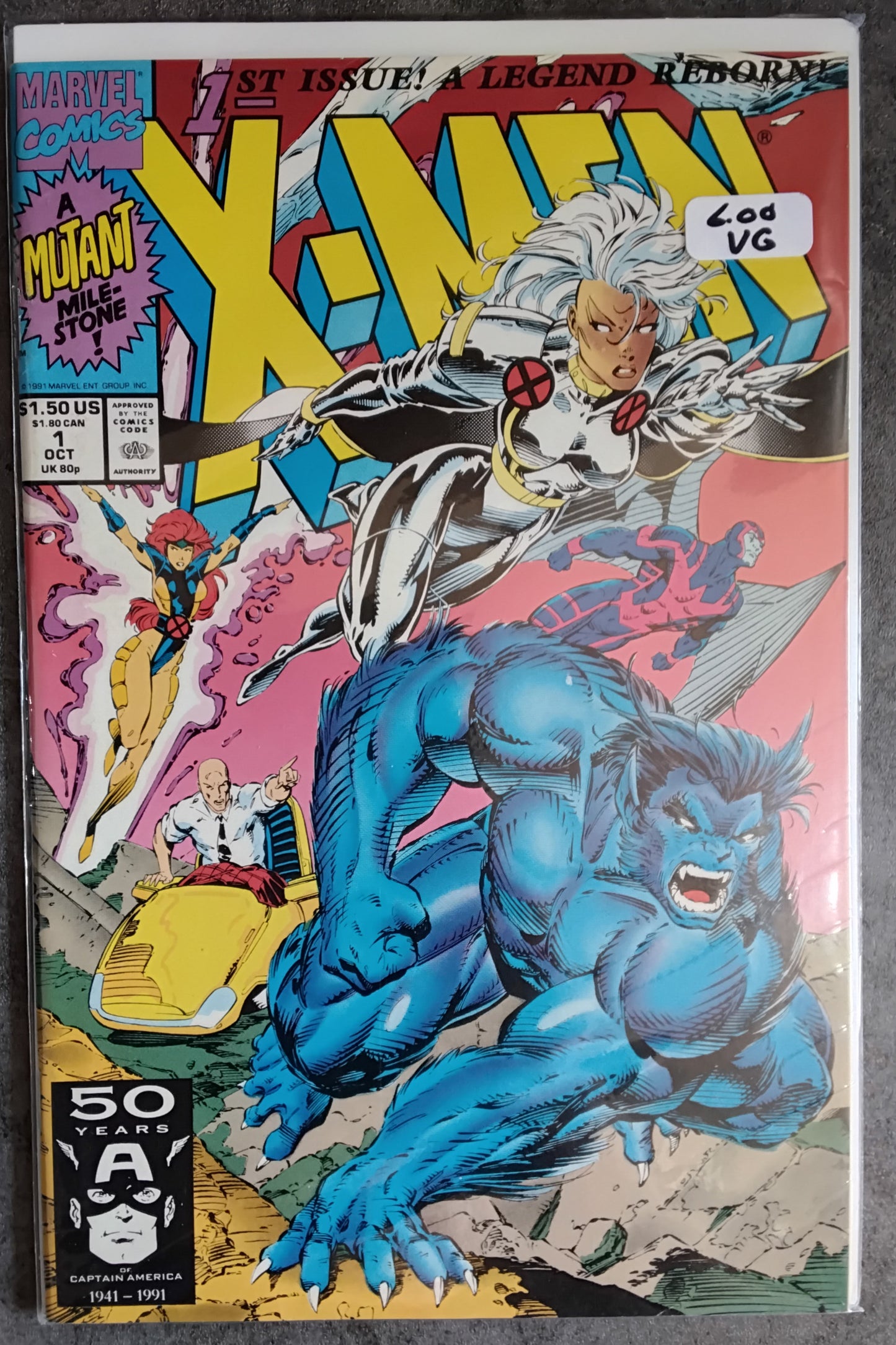 X-Men Vol 2 #001 Storm & Beast Variant Cover (VG)