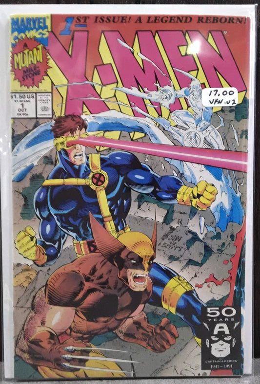 X-Men Vol 2 #001 Cyclops & Wolverine Variant Cover