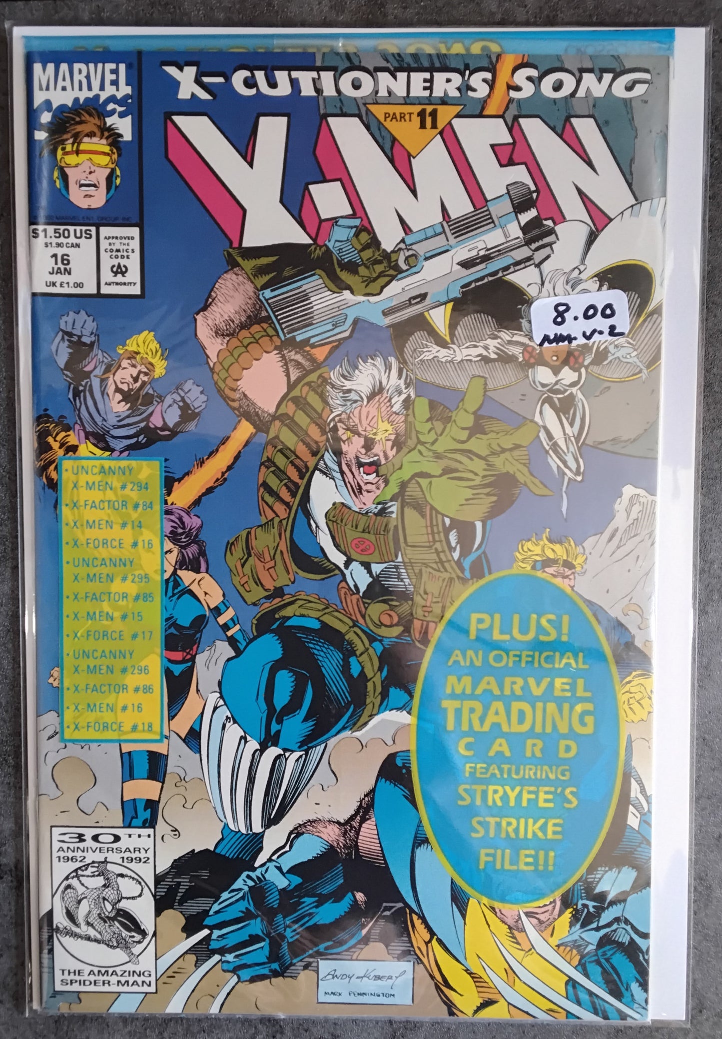 X-Men Vol 2 #016 Poly-Bagged