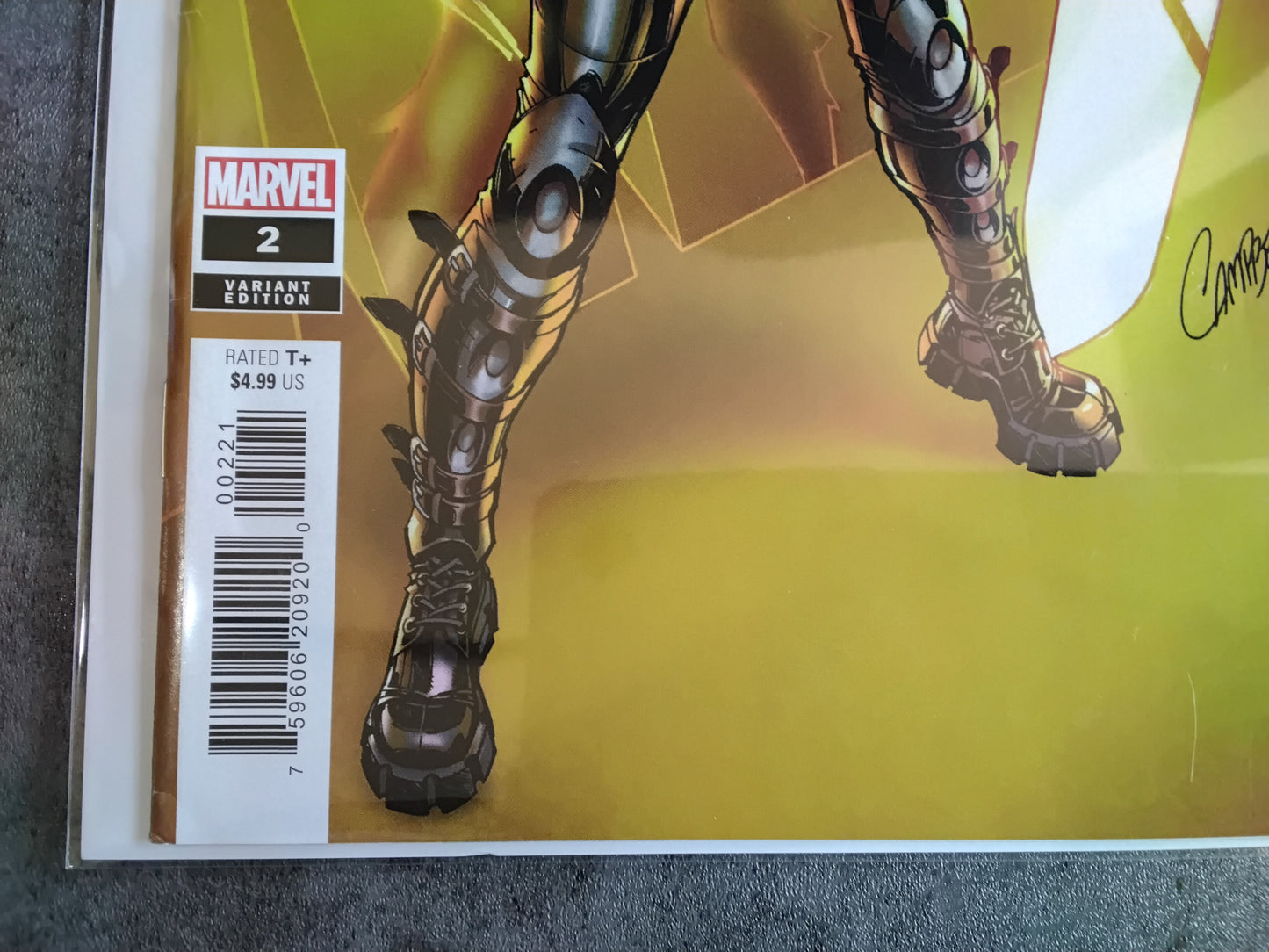 X-Men Vol 7 #02 J. Scott Campbell Magik Variant Cover