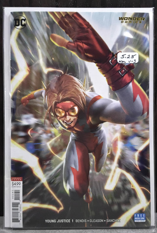 Young Justice Vol. 3 #01 Derrick Chew "Impulse" Variant Cover