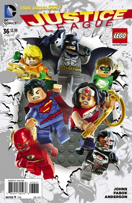 Justice League (New 52) #36C Lego Variant
