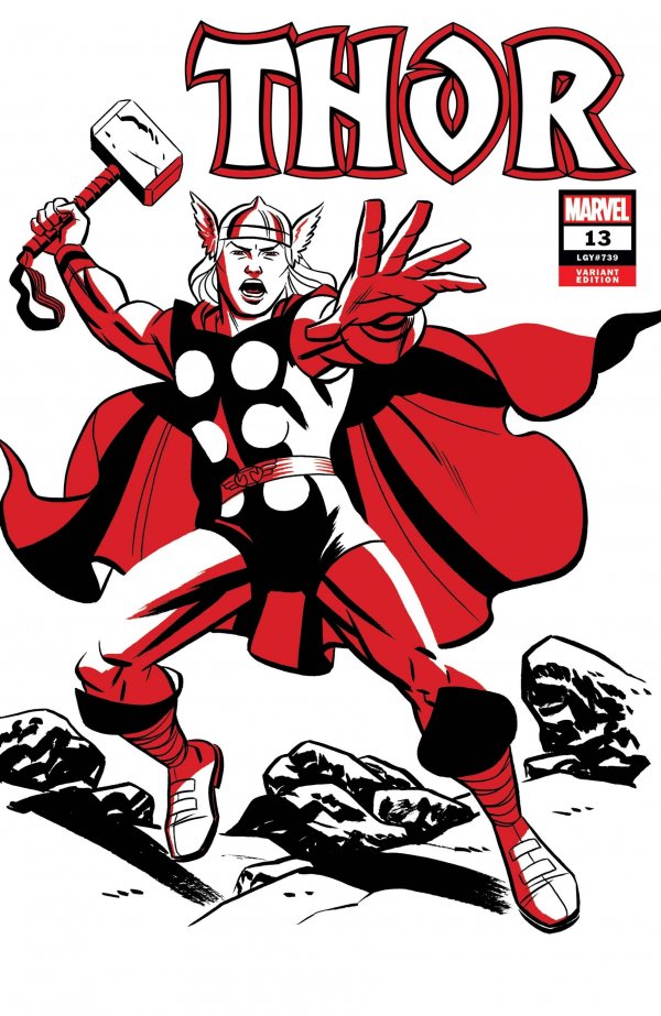 Thor Vol 6 #13 Michael Cho Two Toned Variant Cover
