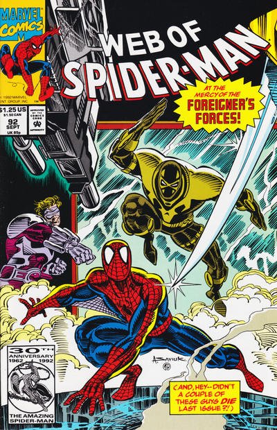 Spider Man, Web Of Vol1 #92