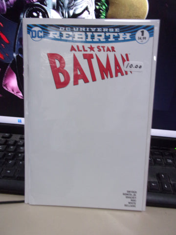 All-Star Batman (Rebirth) #01 Blank Cover
