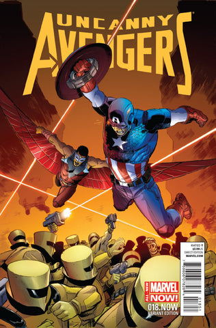 Uncanny Avengers Vol 1 #18 Captain America Variant Cover