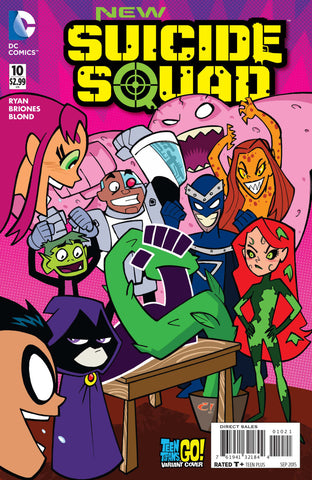 New Suicide Squad (New 52) #10 Teen Titans Go! Variant Cover