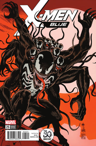 X-Men: Blue #25 Venom 30th Anniversary Variant Cover