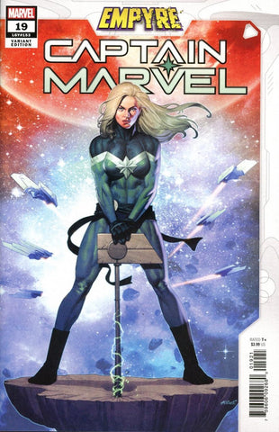 Captain Marvel Vol 9 #19 Olivetti Empyre Variant Empyre Variant Cover