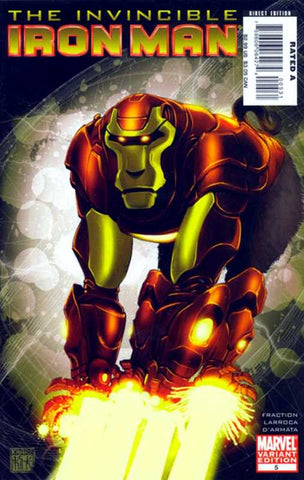 Invincible Iron Man Vol 1 #005 Variant Cover