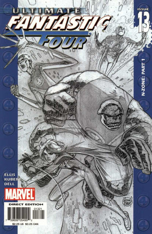 Ultimate Fantastic Four Vol 1 #13 Adam Kubert Sketch Variant Cover