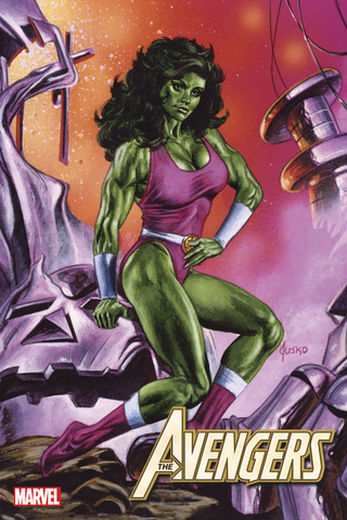 Avengers Vol 7 #49 Jusko Marvel Masterpieces Variant