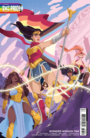 Wonder Woman (Rebirth) #788 Cover C Nicole Goux Pride Month Card Stock